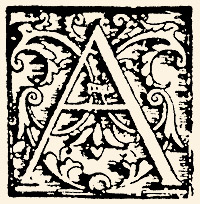 Initials from the Brewer-press