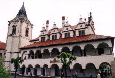 The town hall in Lőcse (Levoča, SK) today 