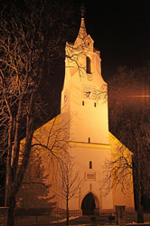 The St. Nicholas church in Csepreg: this church, built in  the 14th century was often attended by the Nádasdy family