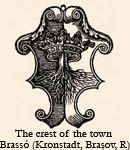The crest of the town Brassó (Kronstadt, Braşov, R)