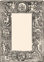 Title-page border of Novum Testamentum (RMNy 139)