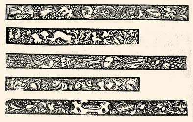 Díszes keretlécek a Klöss-nyomda lőcsei korszakából (1614)