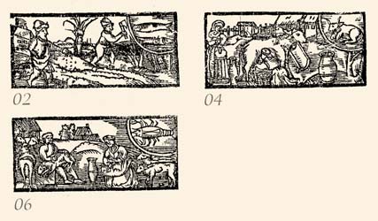 A hónapok mezőgazdasági munkái a bártfai kalendáriumban (1630) 
